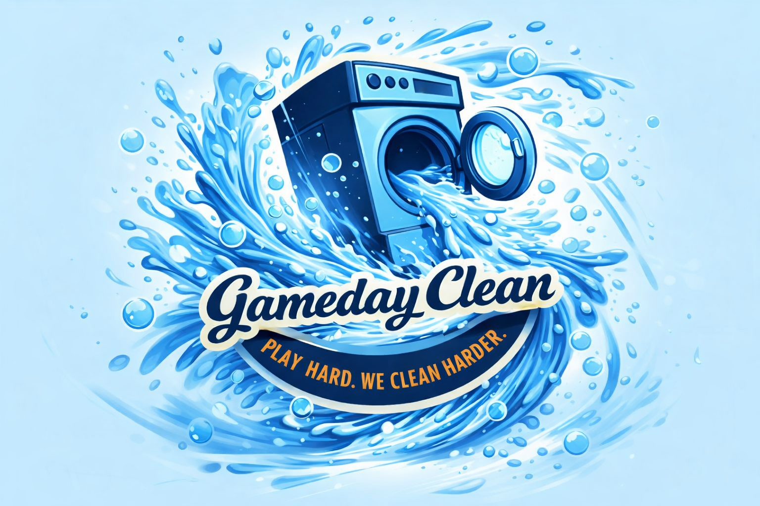 Clean sports gear